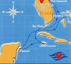 disney cruise western caribbean ports of call