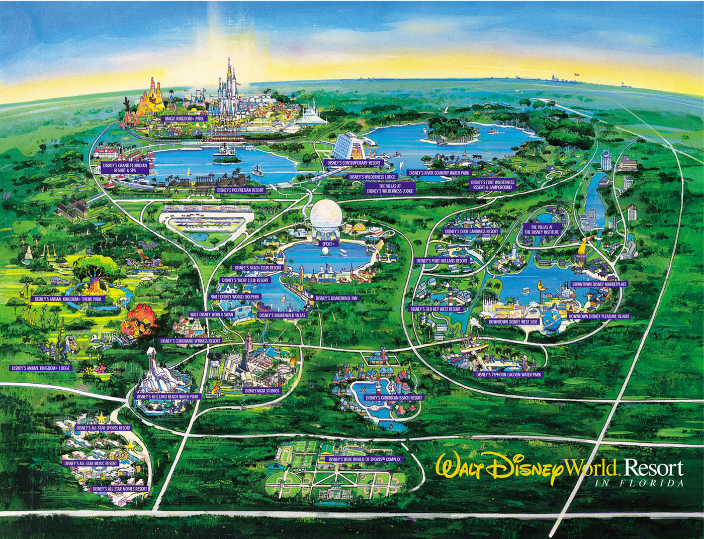 Walt Disney World r Maps